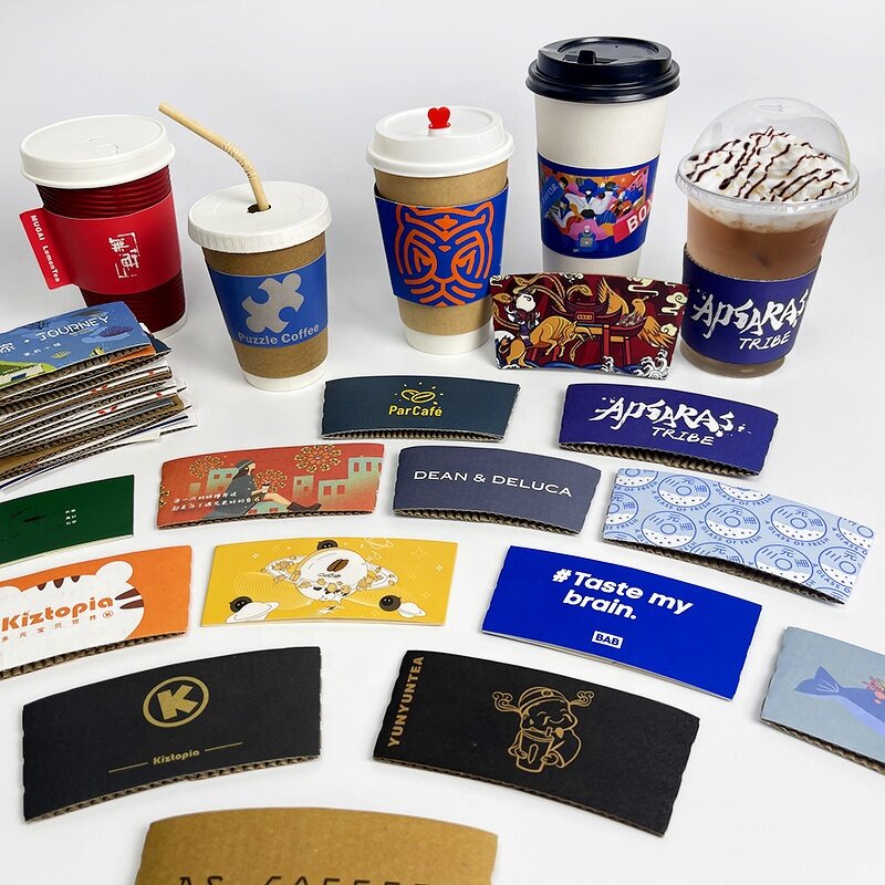 Paper Cup Sleeve Supplier - Custom Logo Heat-resistant