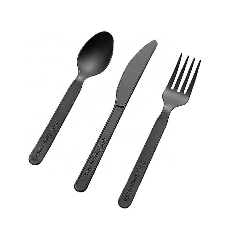 CPLA Cutlery Kit Supplier - Custom 6-8 Inch Catering OEM
