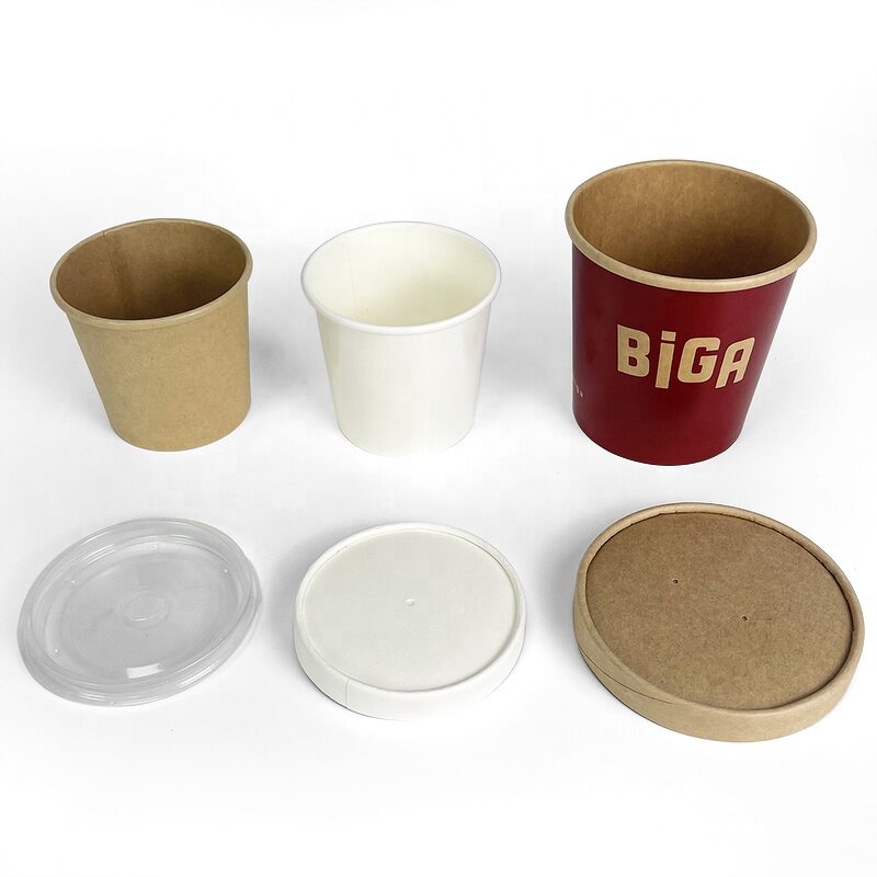 Kraft Soup Bowl Factory - Custom Biodegradable with Lid OEM