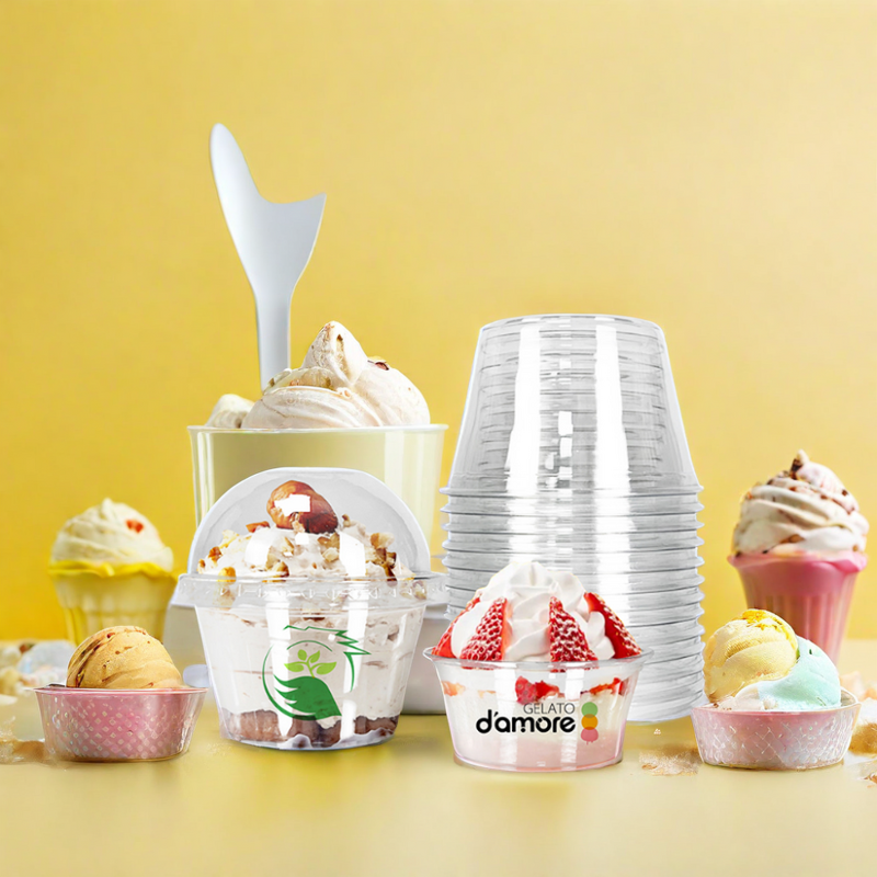 Plastic Ice Cream Cup Factory - Custom 20oz Bpa Free OEM