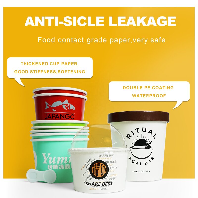 Ice Cream Paper Cup Supplier - Food Grade Packaging