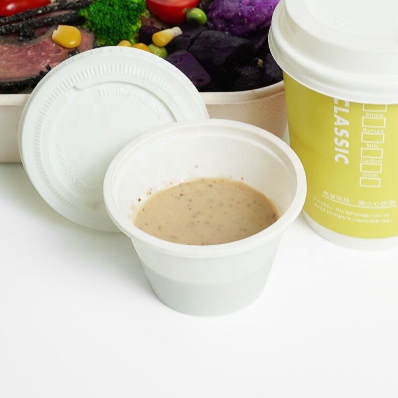 Corn Starch Container Factory - Custom 4oz Mini Seasoning Cup