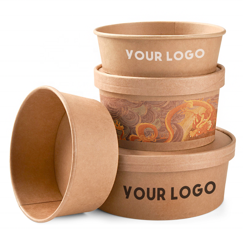 Takeaway Soup Cup Supplier - Custom Kraft Packaging Container