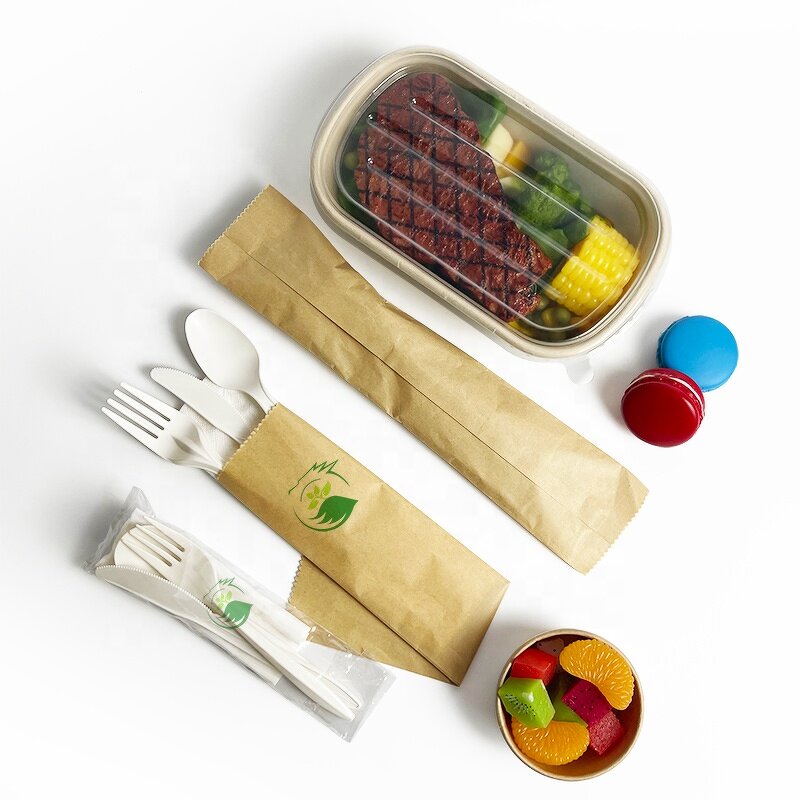 Wooden Cutlery Set Factory - Custom Individual Pack Eco