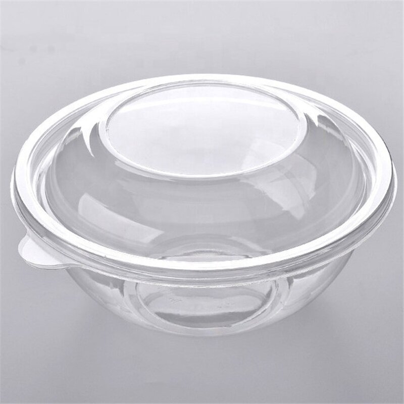 PLA Salad Bowl Factory - Custom Clear Compostable Round