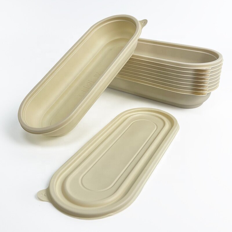 Corn Starch Food Container Supplier - Custom 550ml Takeaway Biodegradable