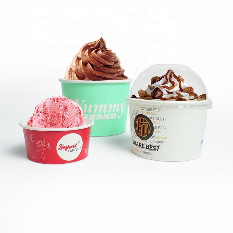 Ice Cream Cup Factory - Custom Logo Printing OEM/ODM