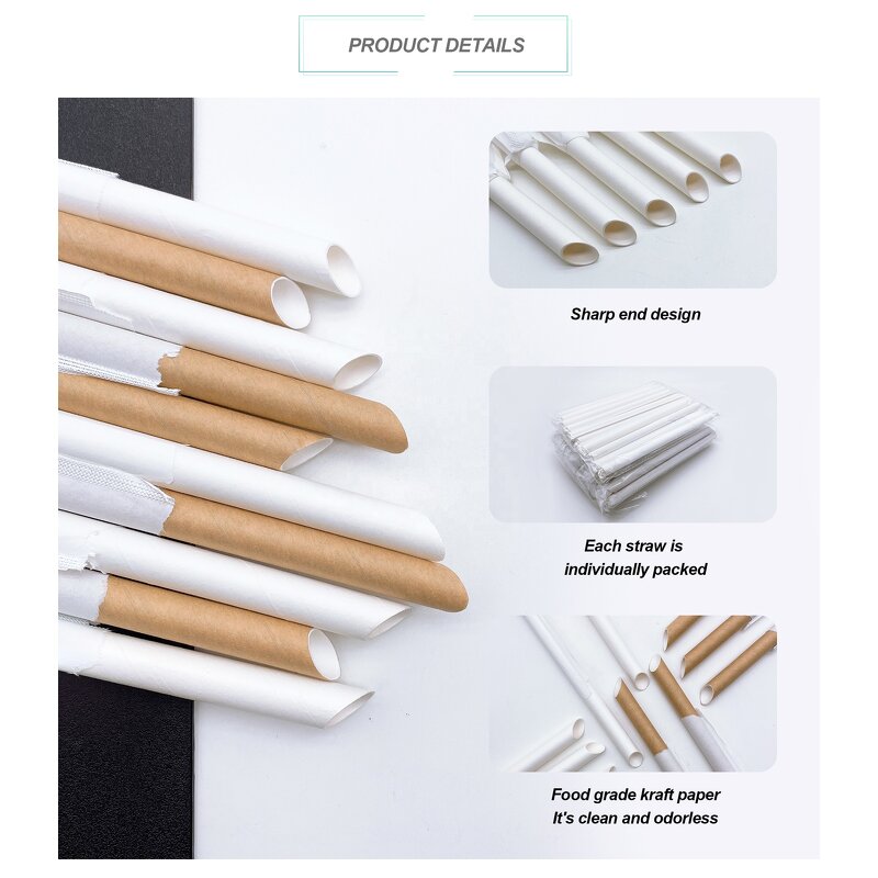 Kraft Paper Straw Supplier - Custom Christmas Decoration
