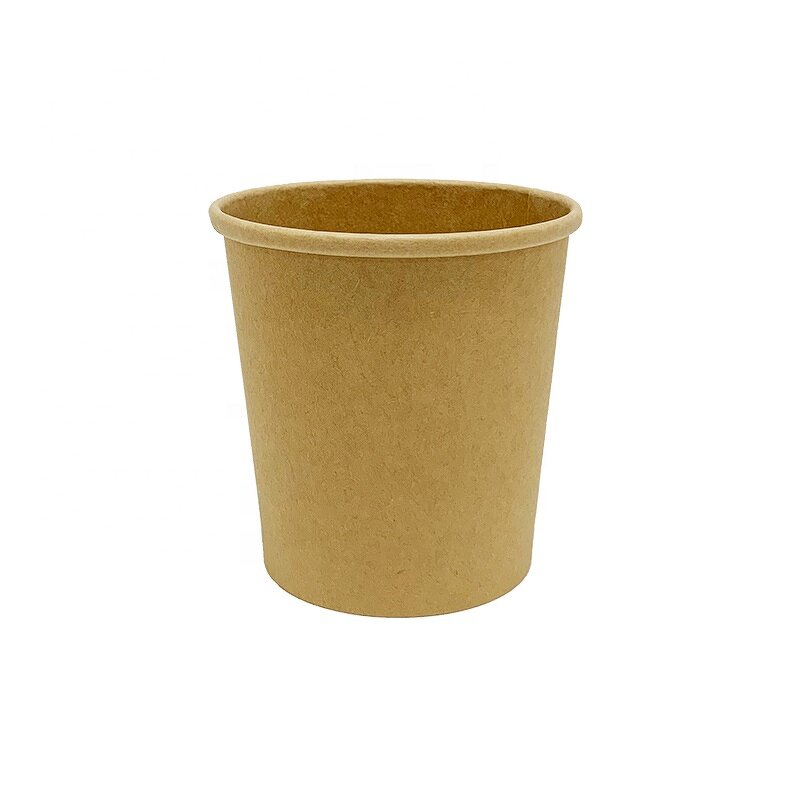 Kraft Paper Cup Factory - Custom Vented Lid Take-Away OEM