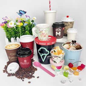 Double Wall Paper Cup Supplier - 6oz Cardboard with Lid OEM