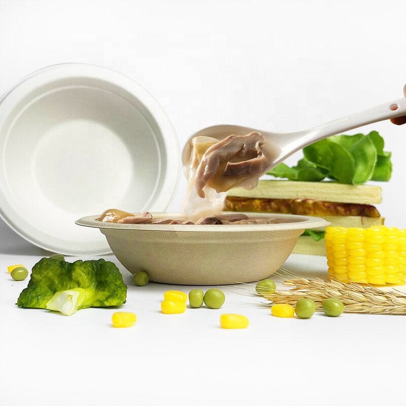 Sugarcane Bagasse Bowl Supplier - Custom 12OZ Compostable OEM