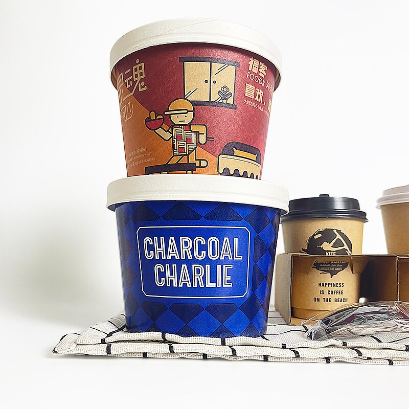 Kraft Noodle Bowl Supplier - Custom 8-32oz with Lid OEM