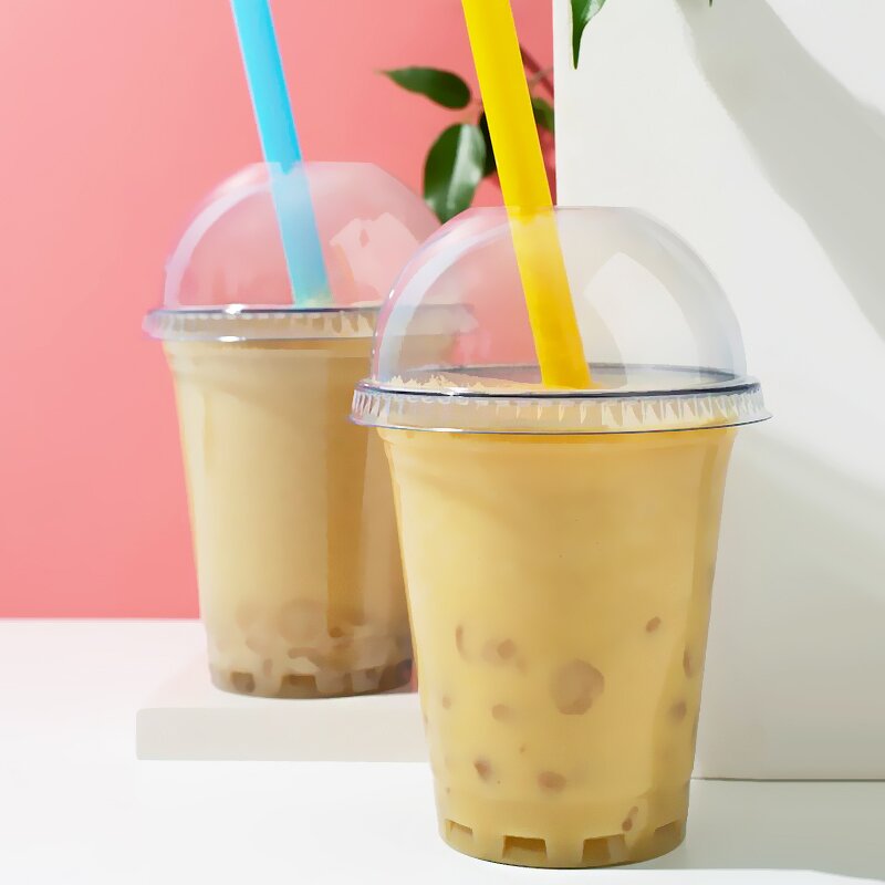 Boba Plastic Cup Factory - Custom 12-32Oz with Lids OEM