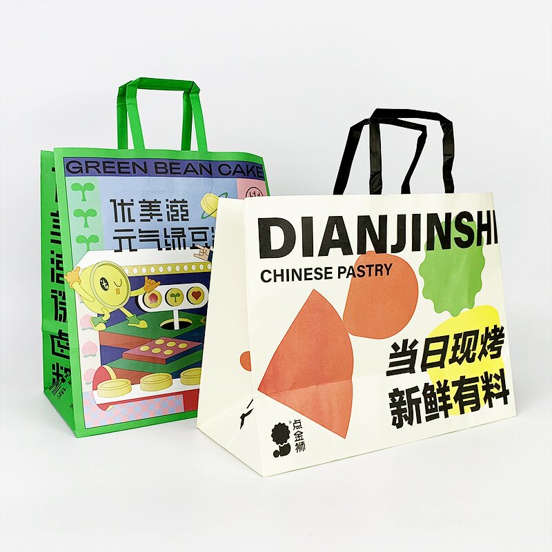 Kraft Shopping Bag Factory - Custom Carry Bag with Handle