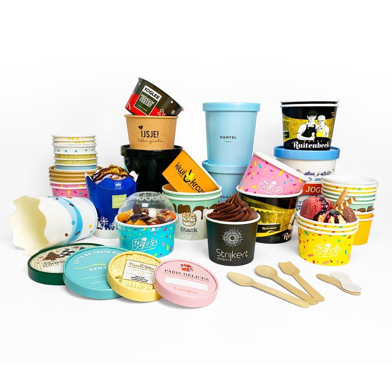 Ice Cream Cup Factory - Custom Unique Fancy Shaped Cups