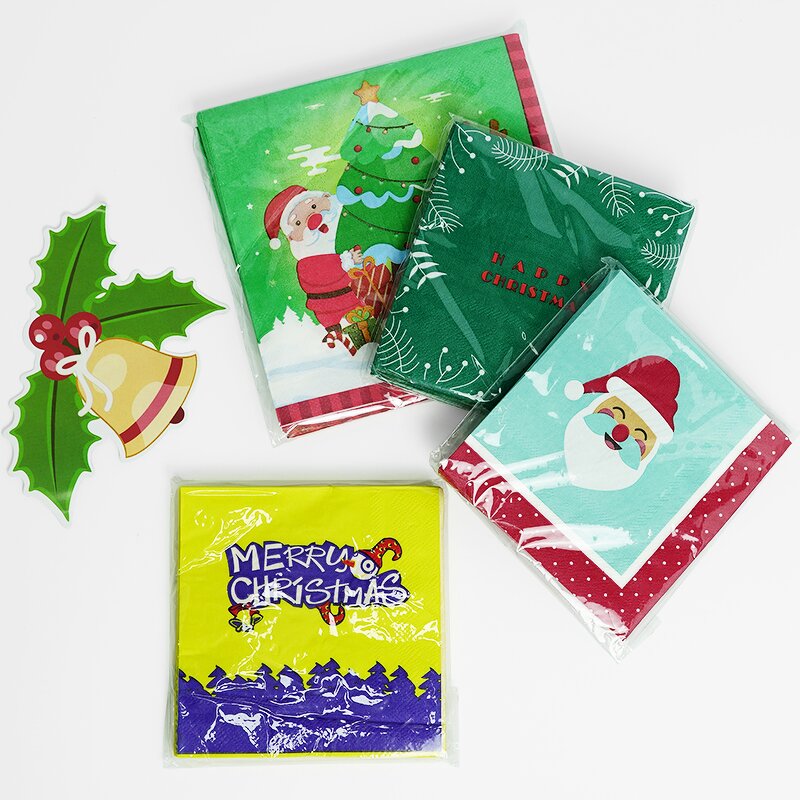 Cocktail Napkin Supplier - Custom Small Logo Printed Guest