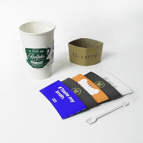 Paper Cup Sleeve Supplier - Custom Logo Heat-resistant