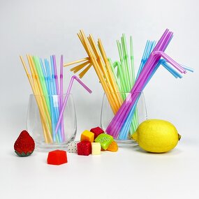 Color PLA Straw Supplier - Custom Bendable Bubble Tea OEM