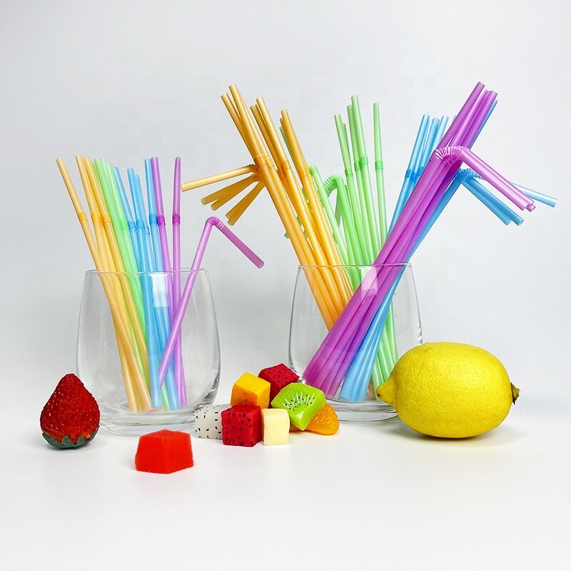 Color PLA Straw Supplier - Custom Bendable Bubble Tea OEM