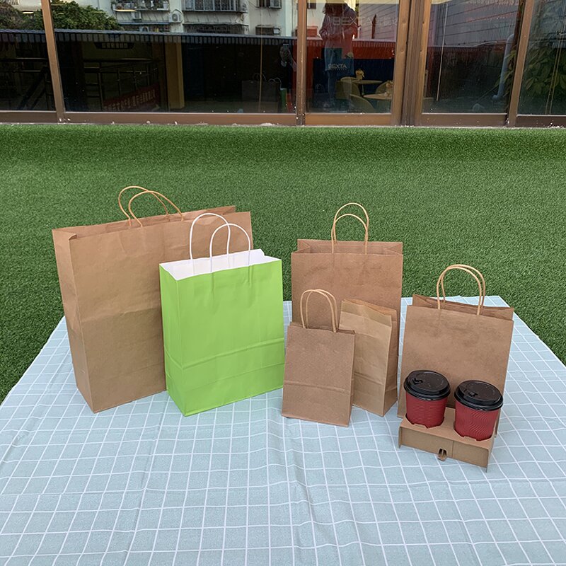Kraft Paper Bag Supplier - Custom Foldable Recycled Grocery