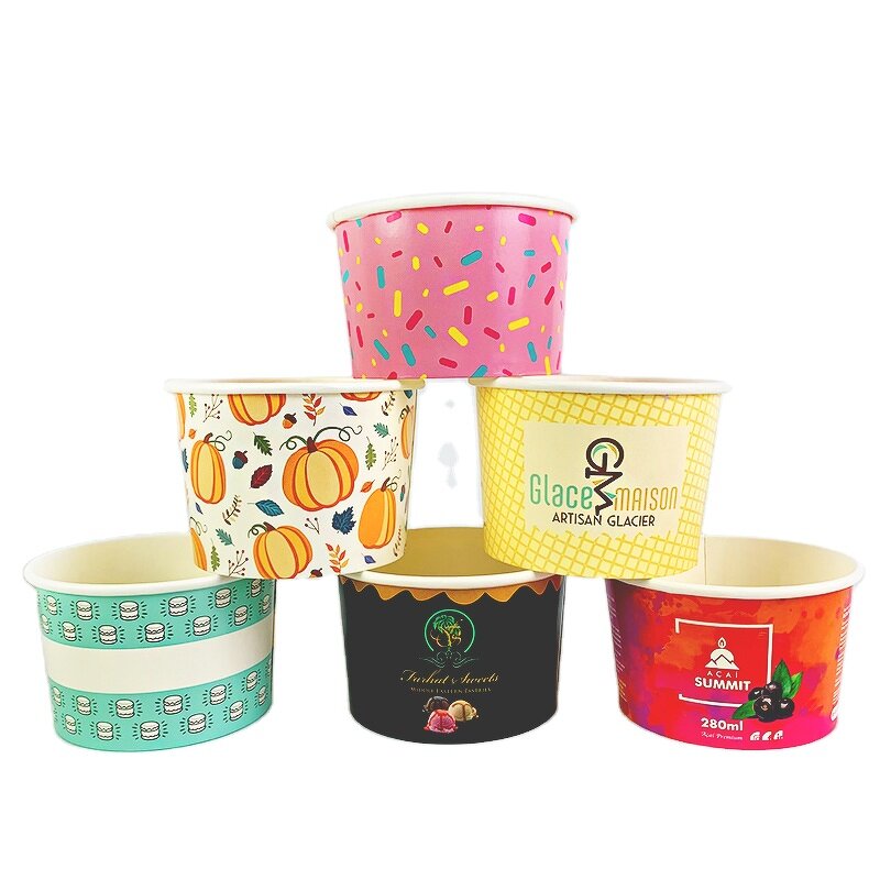 Biodegradable Ice Cream Cup Supplier - Custom Food Grade PLA Coating