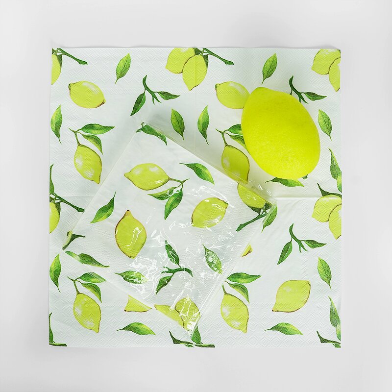 Cocktail Napkin Supplier - Custom Small Logo Printed Guest