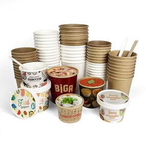 Kraft Noodles Bowl Supplier - Custom 8-16oz with PP Lid OEM