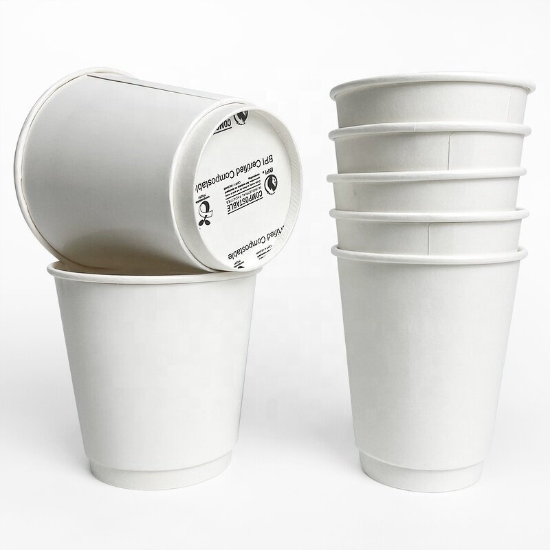 Biodegradable Paper Cup Supplier - Custom Mini 2-8oz with Lid
