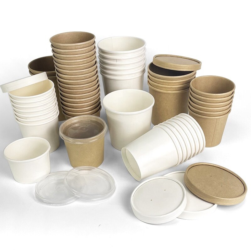 Takeaway Soup Cup Supplier - Custom Kraft Packaging Container