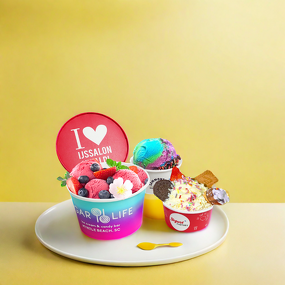 Ice Cream Paper Cup Factory - Custom Dessert Bowl with Lid OEM