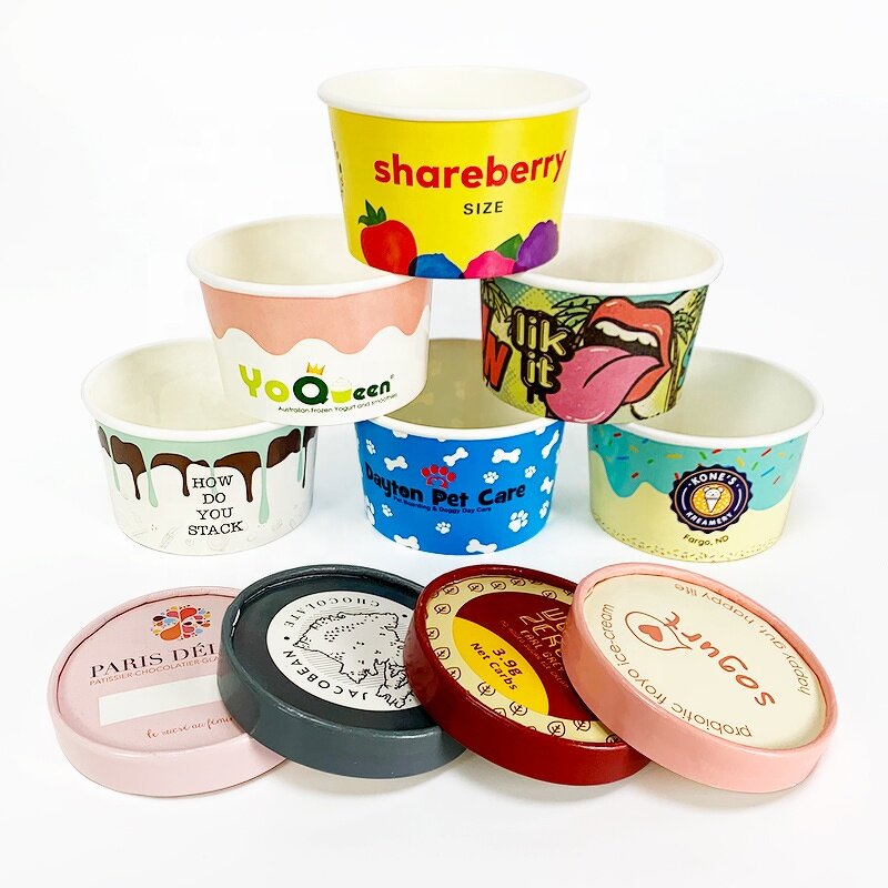 Biodegradable Ice Cream Cup Supplier - Custom Food Grade PLA Coating