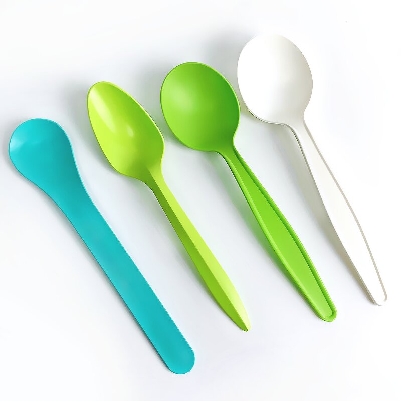 Cornstarch Cutlery Set Supplier - Custom Biodegradable Spoon Fork