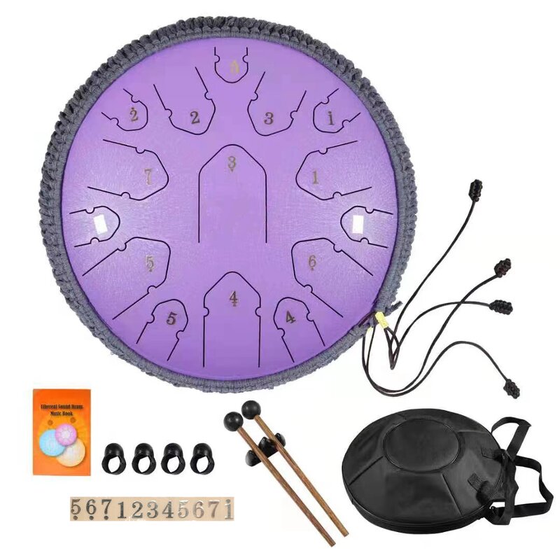 Tongue Drum Manufacturer - OEM/ODM 14 Inch 15 Note C Major Steel Drum