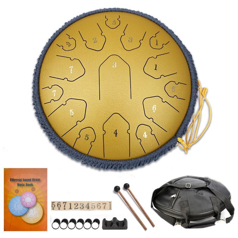 Tongue Drum Manufacturer - OEM/ODM 14 Inch 15 Note C Major Steel Drum