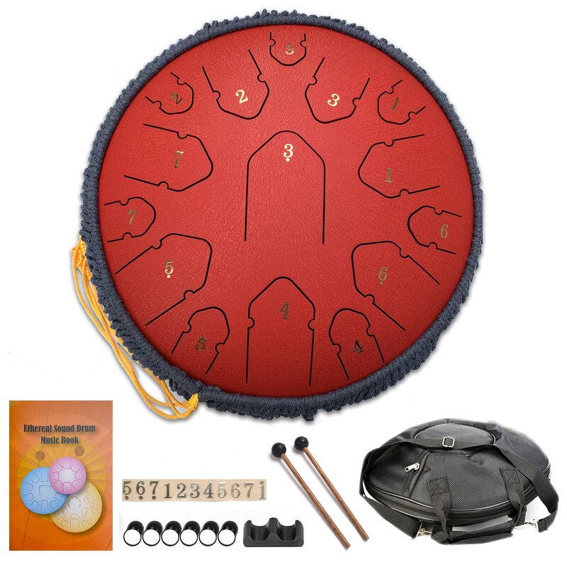 Tongue Drum Manufacturer - OEM/ODM 14 Inch 15 Note C Major Steel Drum