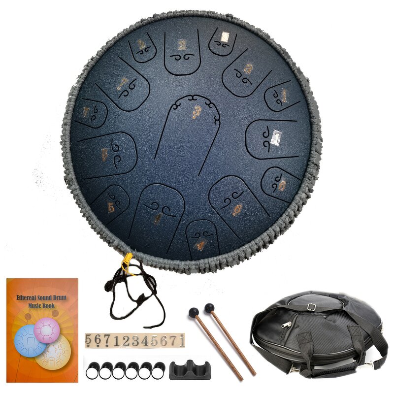 Tongue Drum Manufacturer - OEM/ODM 14 Inch 15 Note Steel Percussion Drum