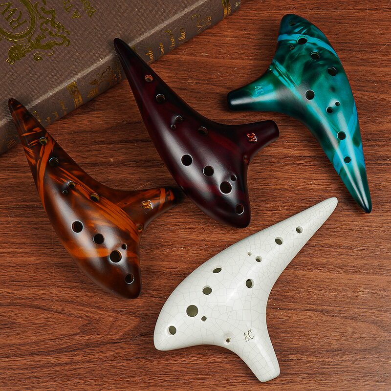 Ocarina Manufacturer - OEM/ODM Custom 12 Holes Ceramic Alto C Instrument