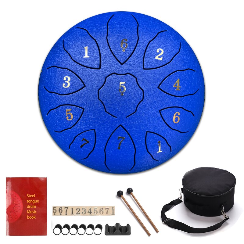 Tongue Drum Manufacturer - OEM/ODM 8 Inch 11 Tone Steel Percussion Drum