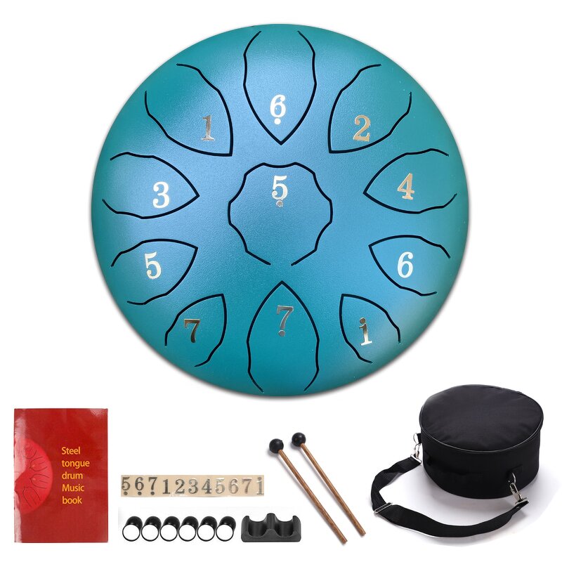 Tongue Drum Manufacturer - OEM/ODM 8 Inch 11 Tone Steel Percussion Drum