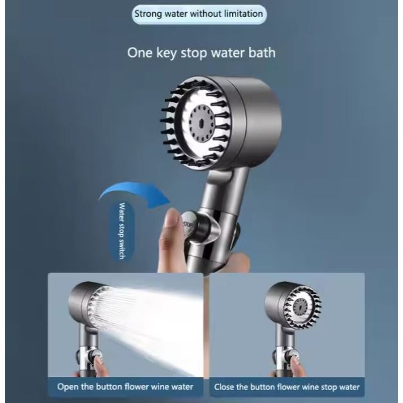 Shower Head Manufacturer - OEM/ODM Custom High Pressure Adjustable ABS Shower Head