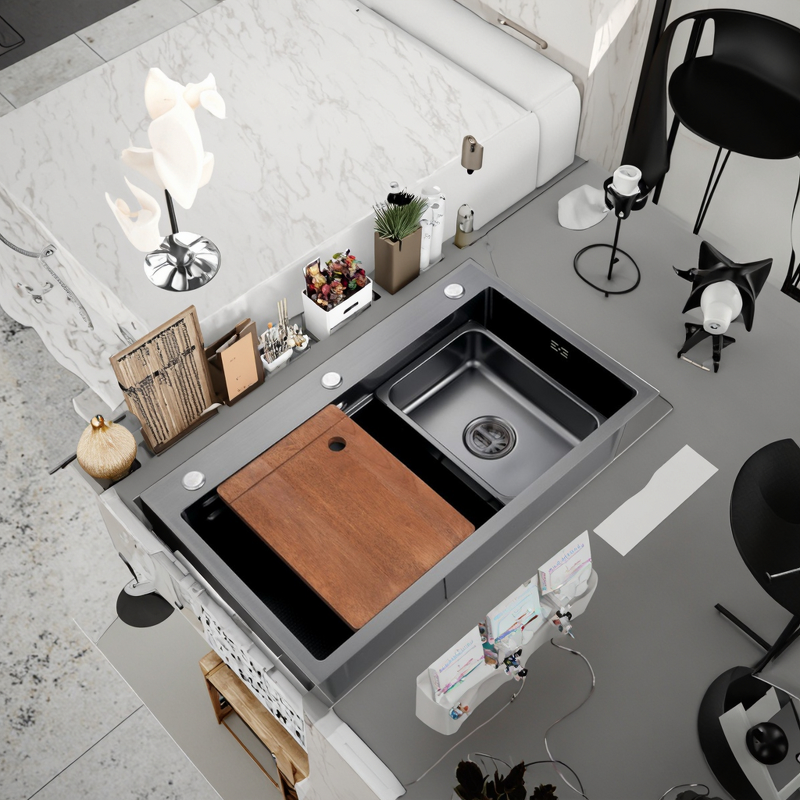 Kitchen Sink Manufacturer - OEM/ODM Custom SUS304 Single Bowl Square Sink