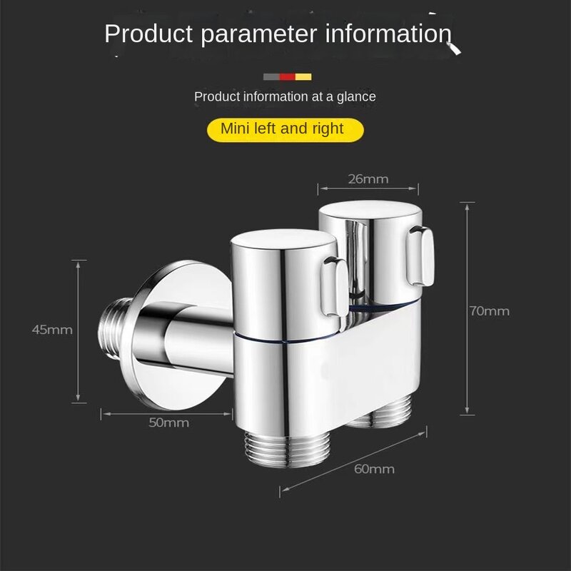 Angle Valve Manufacturer - OEM/ODM Custom Brass Double-Control Valve Faucet