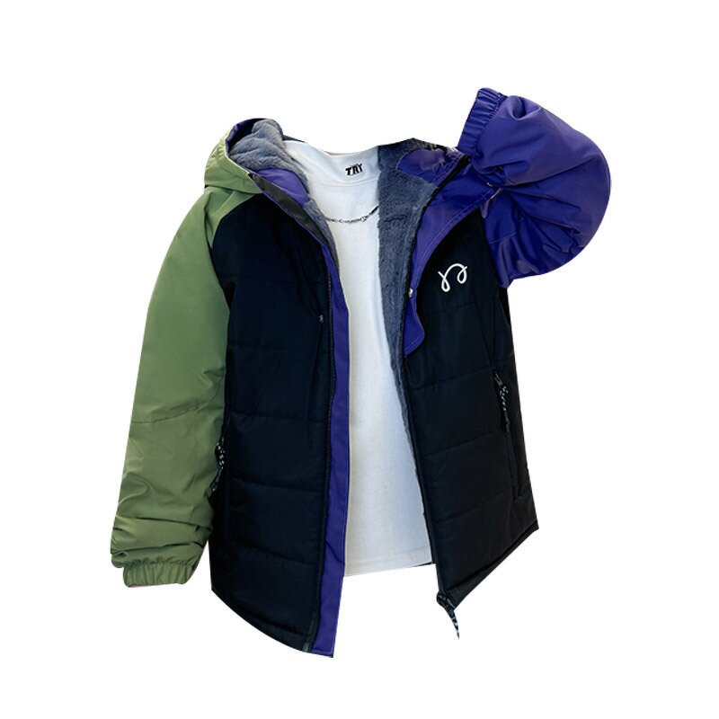 Boys Coat Manufacturer - Custom Fleece-lined Windproof