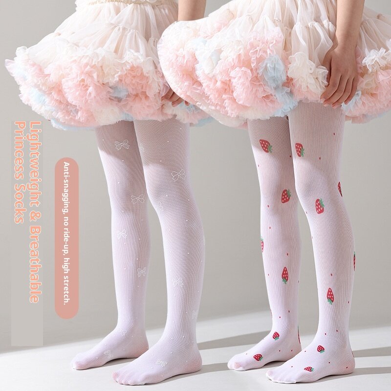 Children's Leggings Supplier - Custom Mesh Butterfly Socks