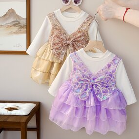 Girls Dress Factory - Custom Korean Version Bow Skirt
