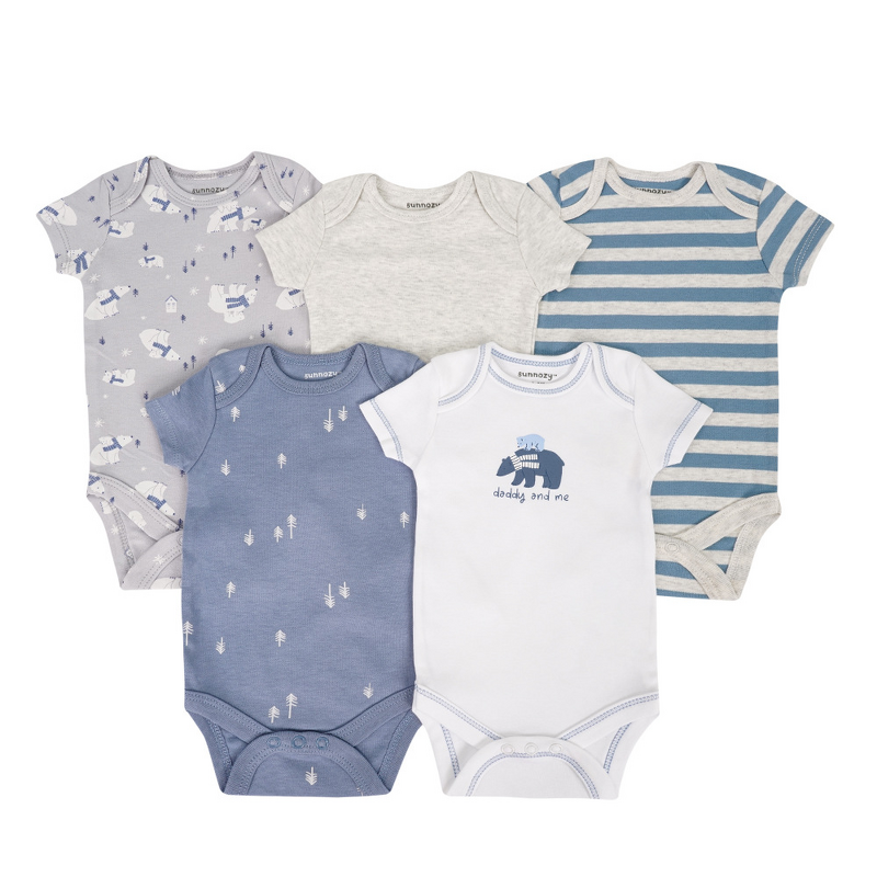 Baby Romper Set Supplier - Custom 5 Pieces Jumpsuit OEM