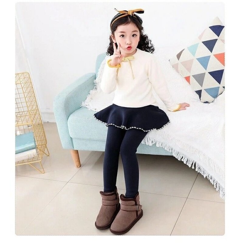 Girls Leggings Factory - Custom High Waist Fleece OEM