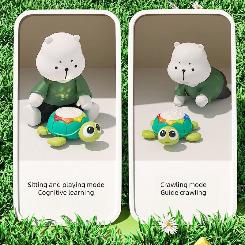 Baby Toy Supplier - Plastic Turtle Sleep Music