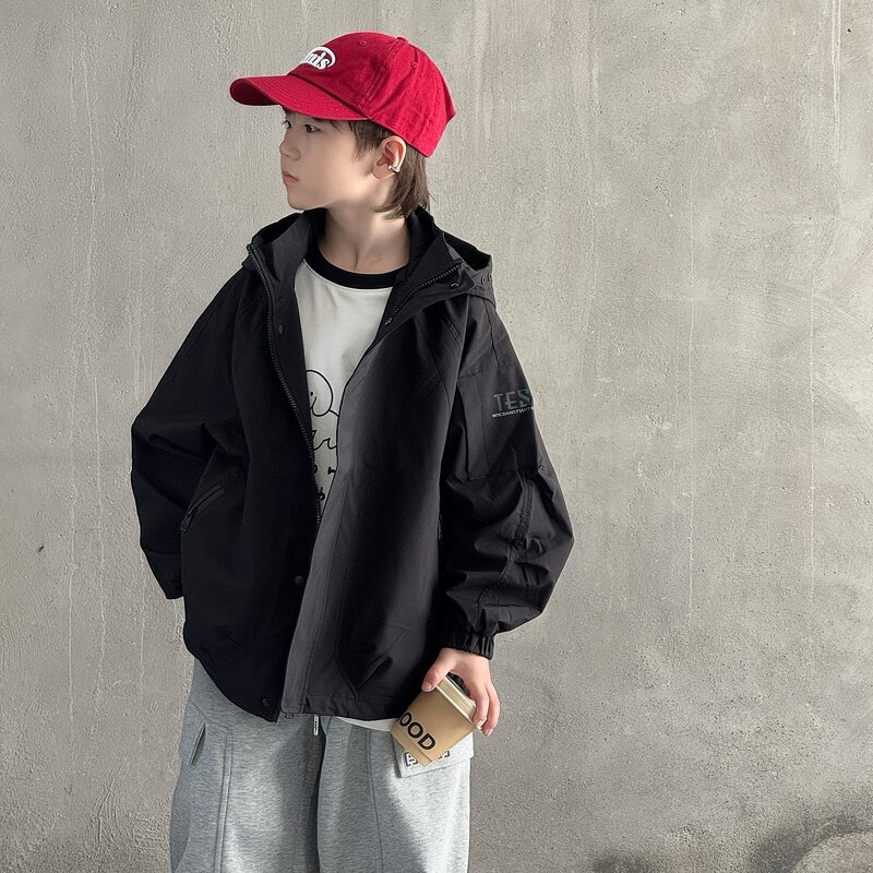 Boys Work Coat Factory - Korean-style Cartoon Pattern