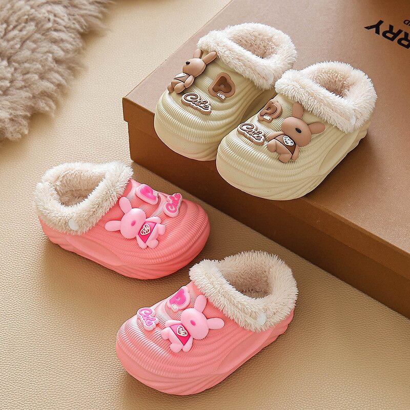 Children's Warm Slippers Factory - Cotton Fleece-Lined